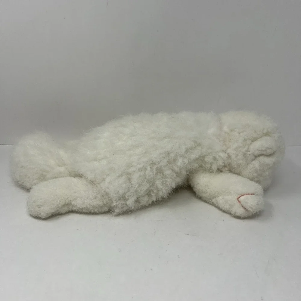 Ty Classic Angel White Persian Cat Plush 1997 Pink Bow Vtg Stuffed‎ Animal 10